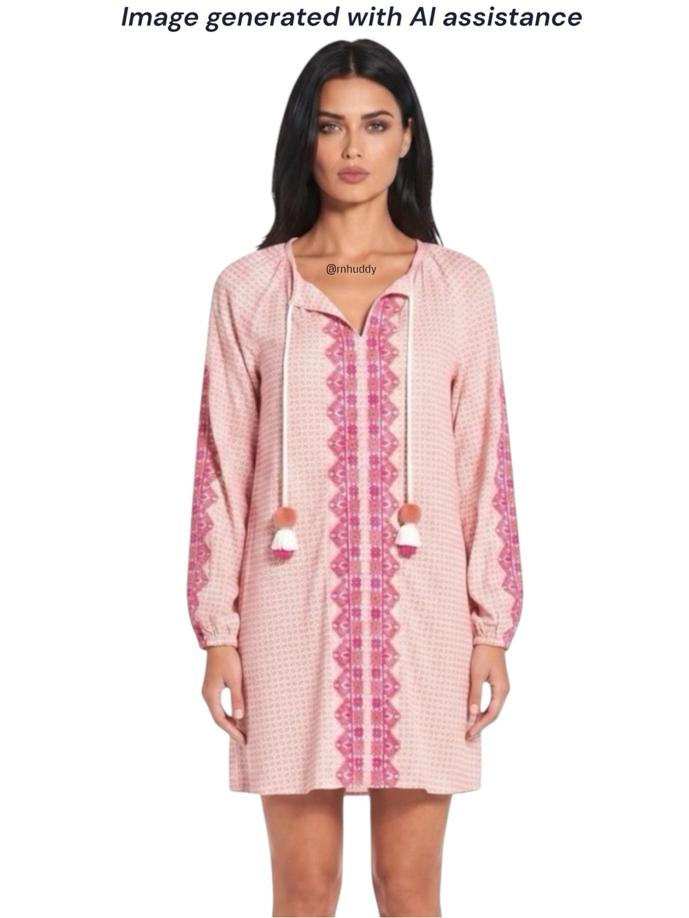 NWT Cabana Life M Tulum coverluxe tassel tunic dress UPF 50+